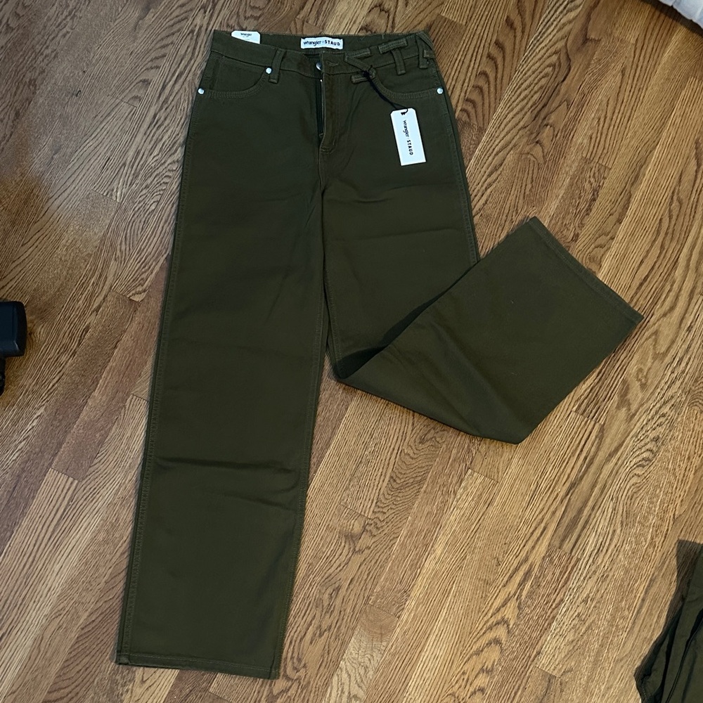 Wrangler Olive Flare & Wide Leg Jeans